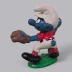 Schlumpf Sammelfigur Baseball-Werfer (Peyo)