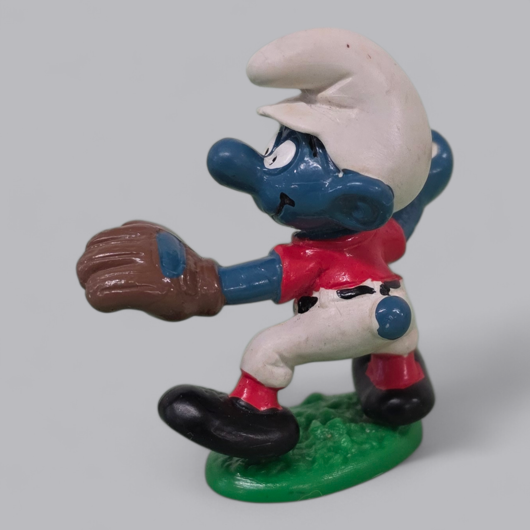 Schlumpf Sammelfigur Baseball-Werfer (Peyo)