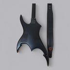 Firewood E-Gitarre – Aggressives Design in Matt-Schwarz