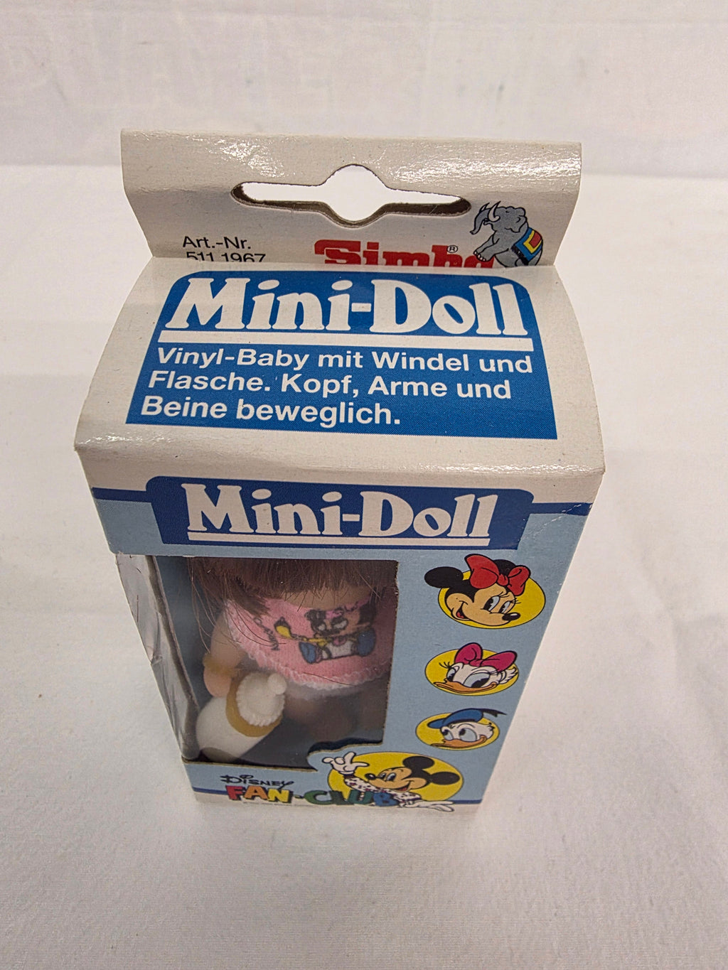 Vintage Disney Fan-Club Mini-Doll im Originalkarton