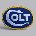 Authentisches Marken-Statement: Bestickter Colt Logo Aufnäher
