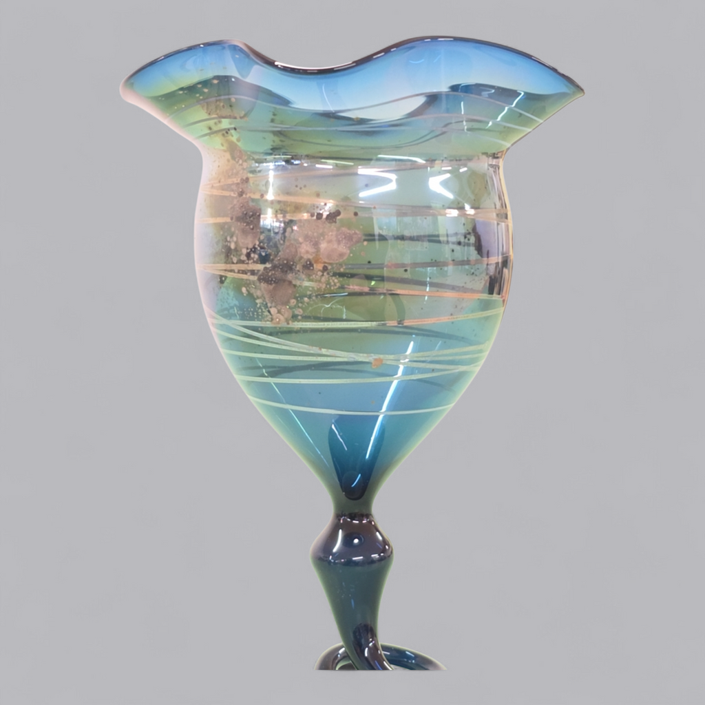 Kunstvoller Kelch aus Glas – Handgefertigtes Unikat