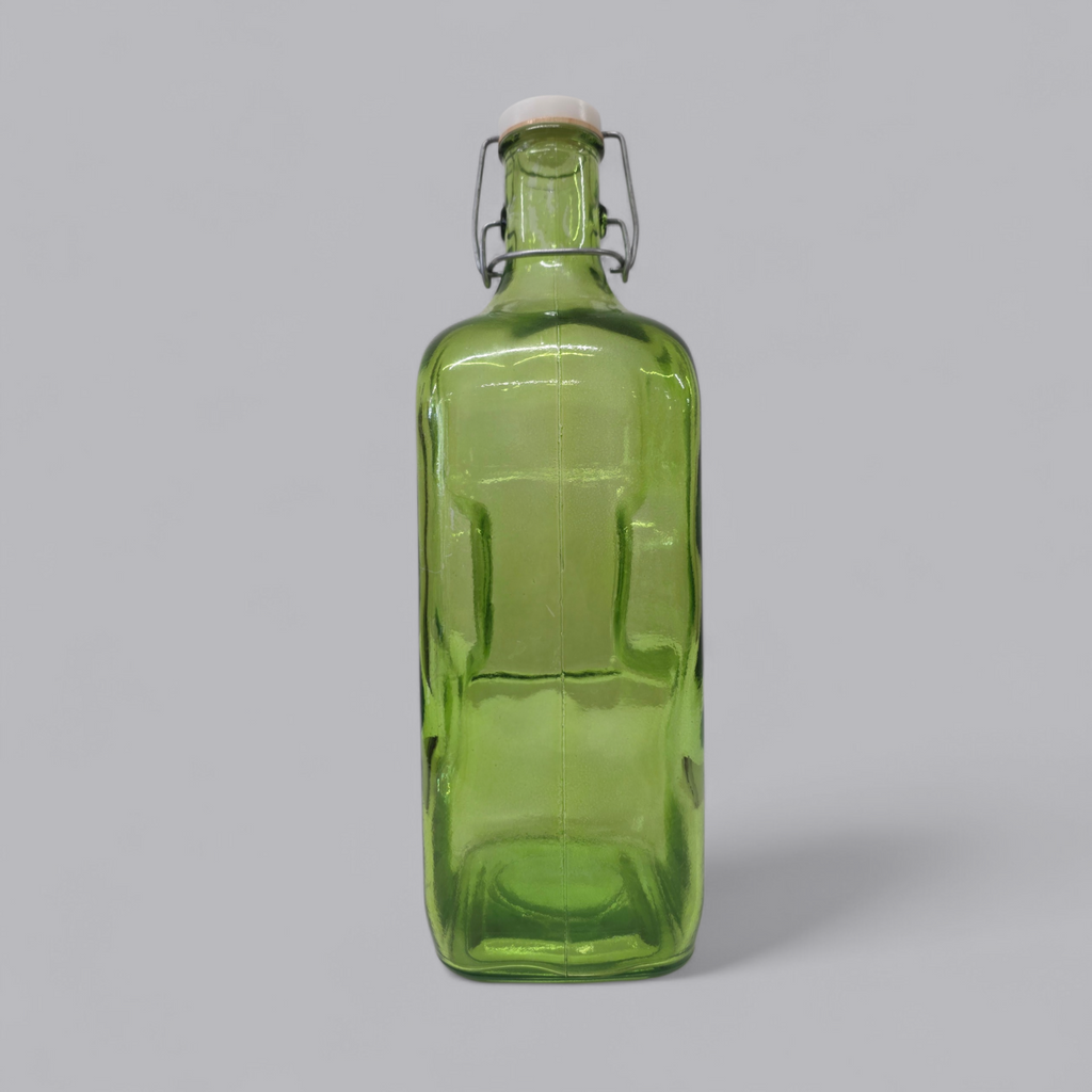 Vintage Glasflasche mit Bügelverschluss
