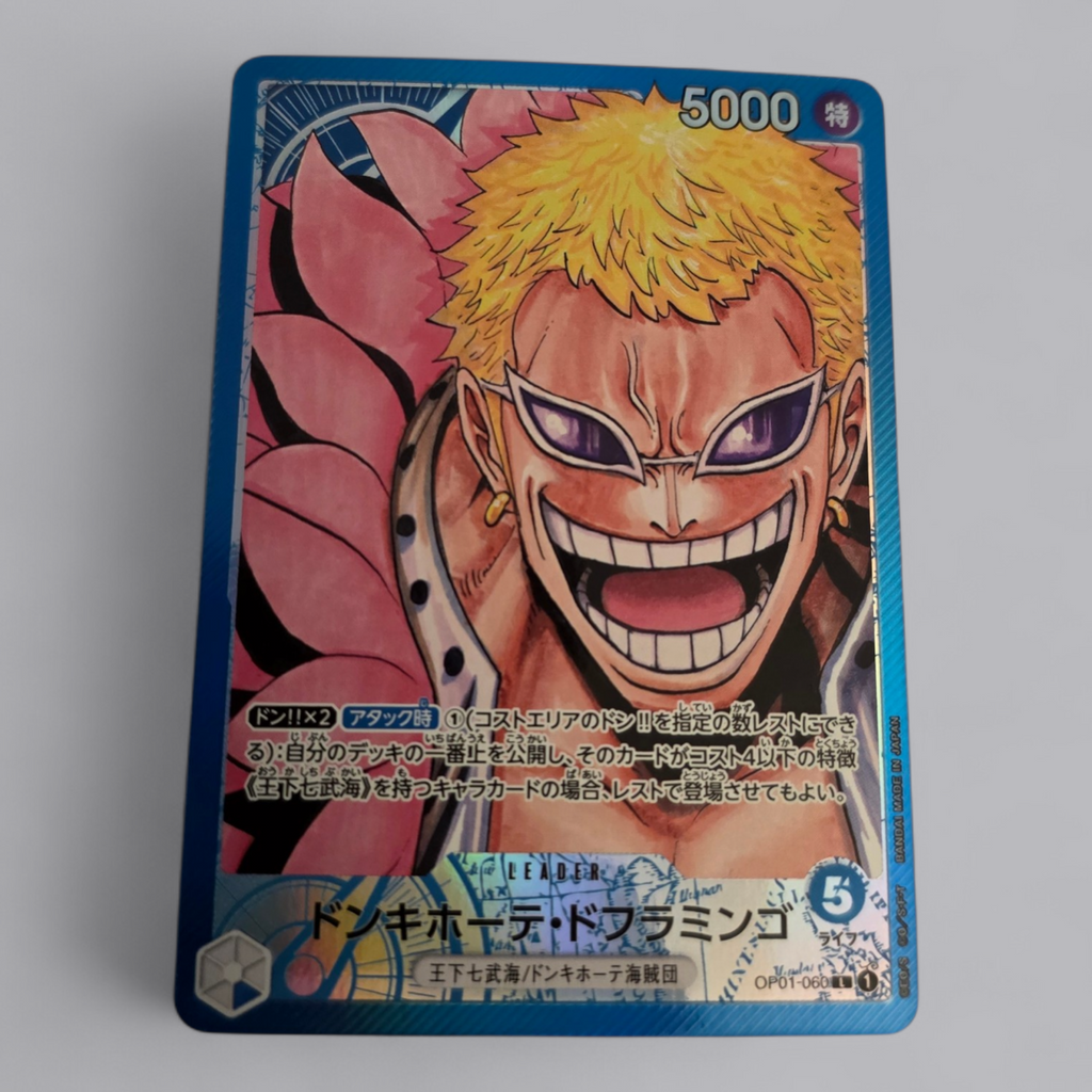 One Piece Card Game Donquixote Doflamingo Leader Alt Art OP01-060