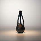 Majestätischer Jugendstil: Grosse Art Nouveau Vase in Tropfenform