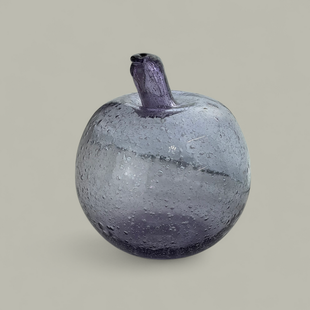 Handgefertigter Deko-Apfel aus Glas