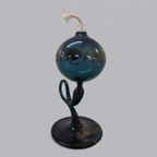 Design-Öllampe aus Glas – Kunstvolles Unikat