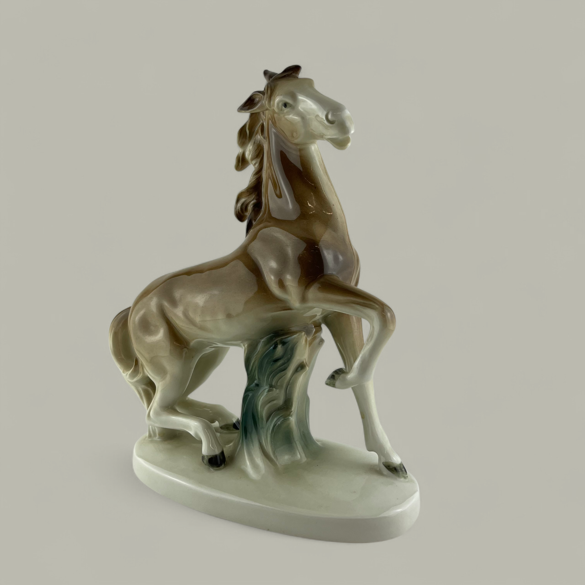 Porzellanfigur Steigendes Pferd – Gräfenthal Thüringen