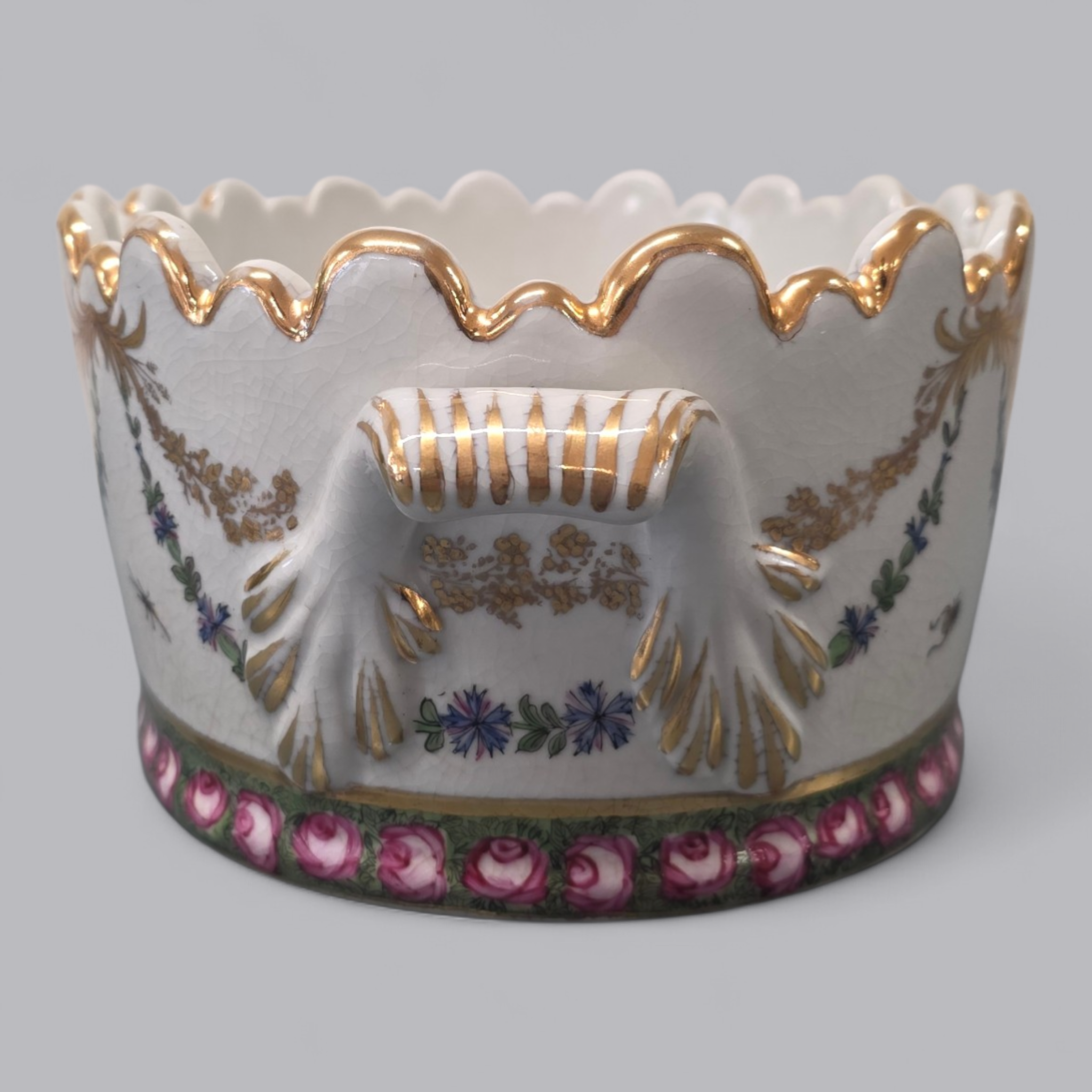 Design Jardiniere Cristine Cano handbemalt by Nelson