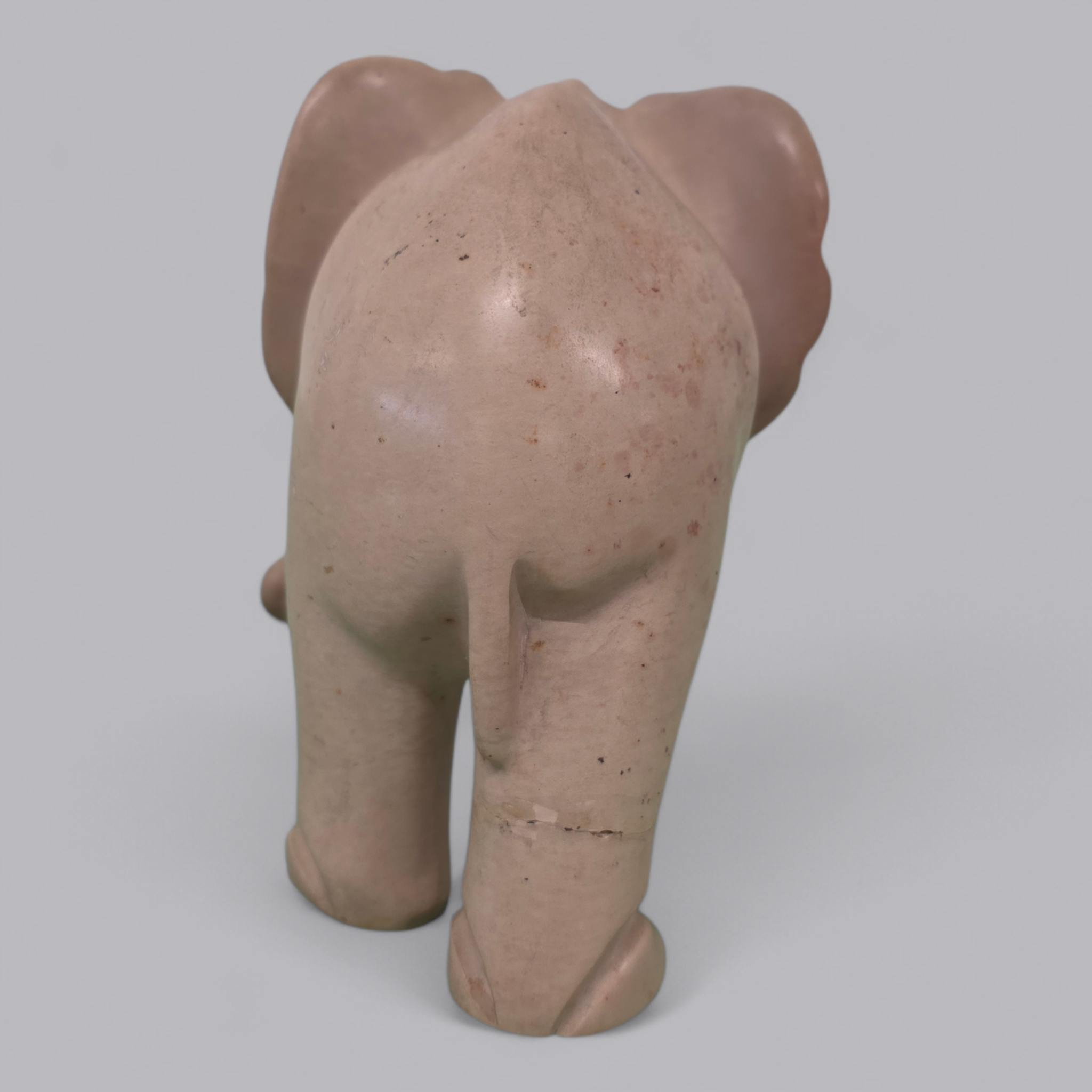 Handgefertigte Elefanten-Skulptur aus Naturstein