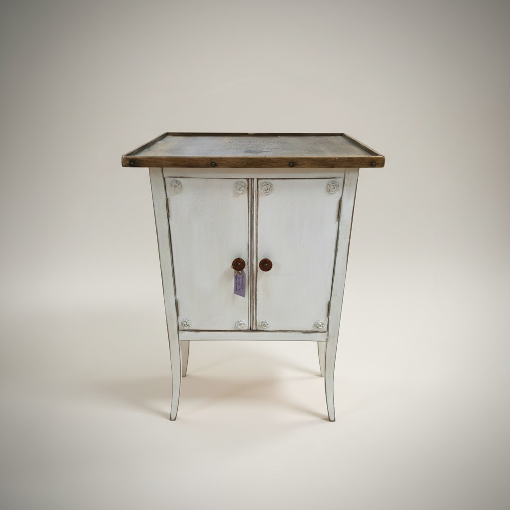 Eleganter Vintage Schrank mit rustikalem Charme