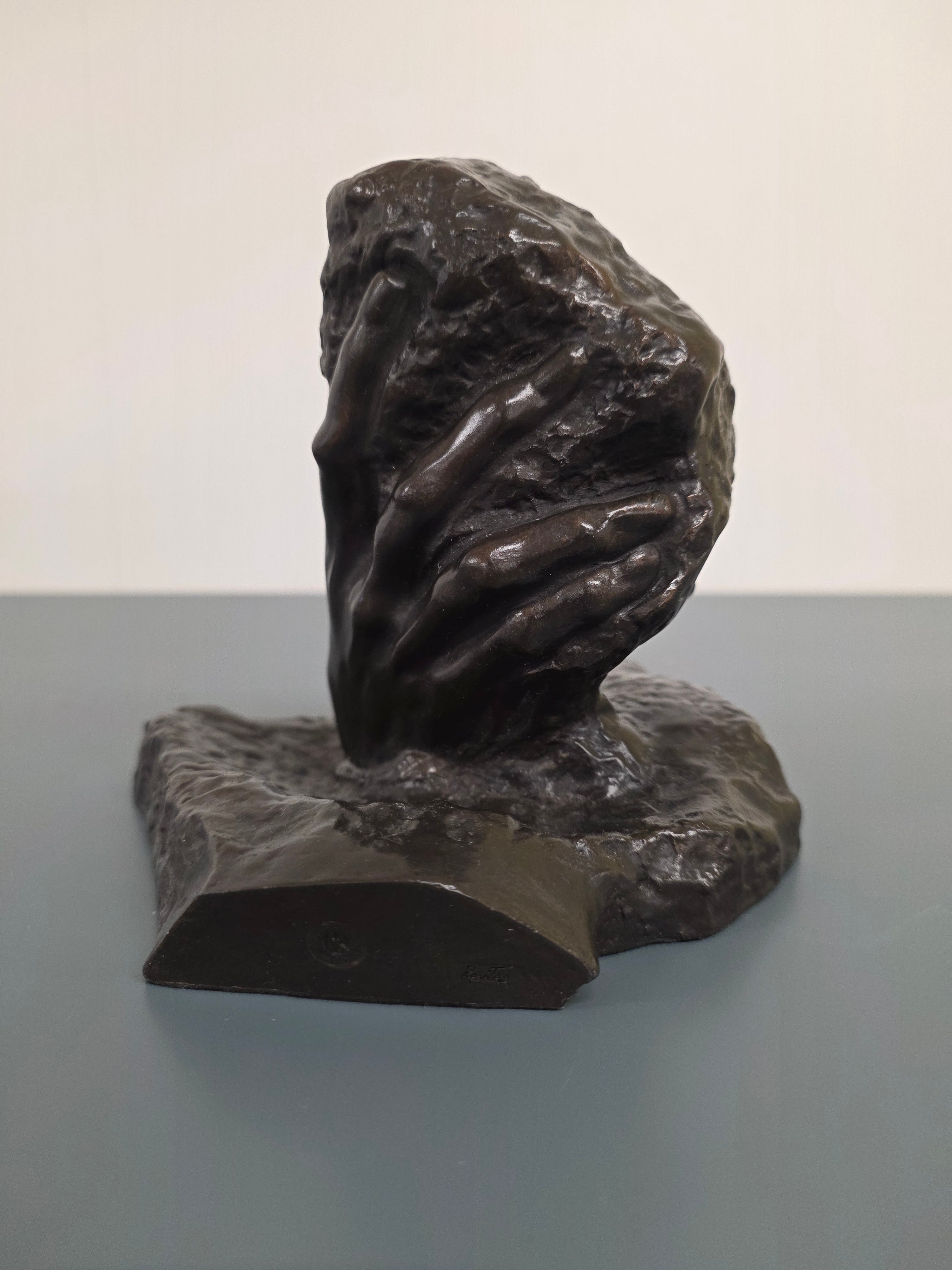 Ausdrucksvolle Bronze Replika im Rodin Stil