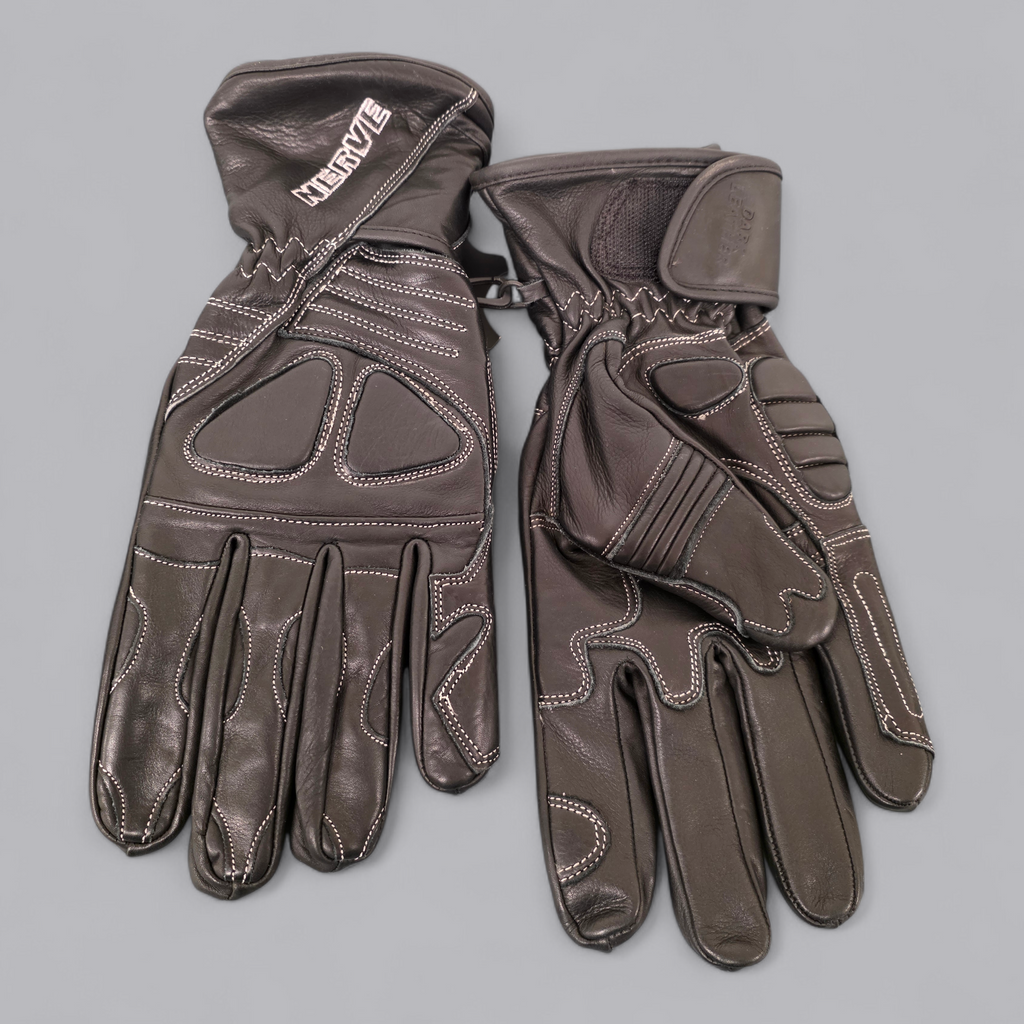 Nerve Leder-Motorradhandschuhe Neuwertig