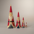 Weihnachts-Matroschka 4-teiliges Holzset im Santa-Design (grösster ca. 28 cm)