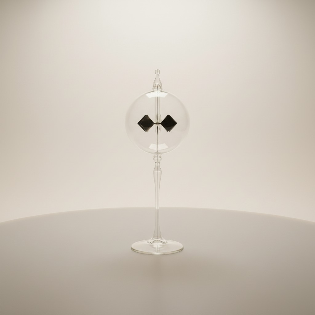 Eleganter Glasradiometer im filigranen Design