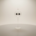 Eleganter Glasradiometer im filigranen Design