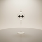 Eleganter Glasradiometer im filigranen Design