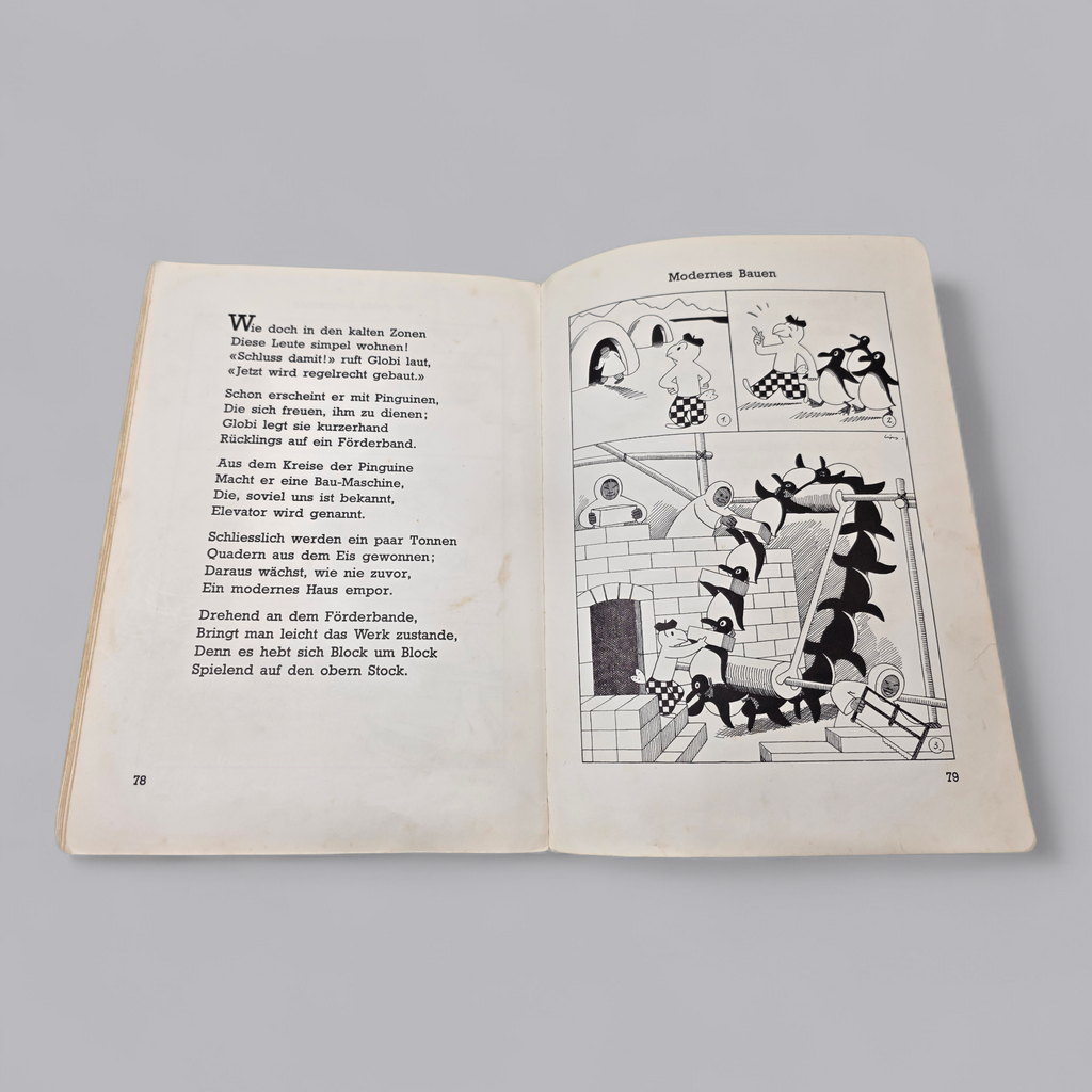 Antikes Globi Buch – Mit Globi und Käpten Pum um die Welt