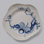 Meissen Prunkteller Blaue Orchidee – Handbemalte Perfektion