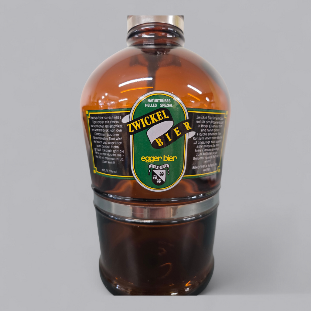 Klassische Zwickel Bierflasche – Braun-Glas mit Bügelverschluss & Metallgriff