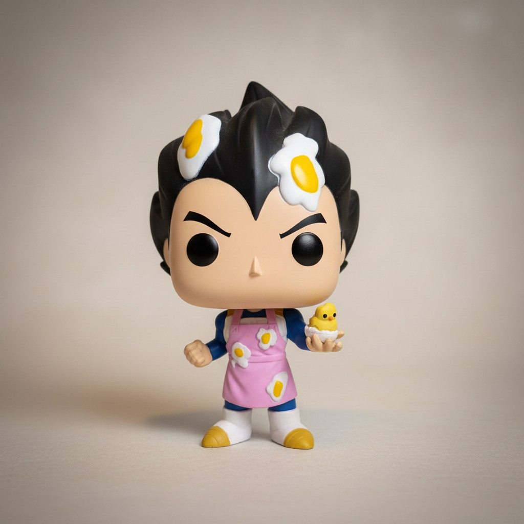 Funko Pop! – Vegeta Cooking with Apron (Dragon Ball Super #849) – Hot Topic Exclusive