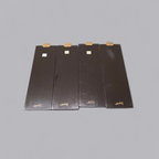 Vietnamesische Wandtafeln „Thành Lễ“ – 4-teiliges Set mit Perlmutteinlagen (je ca. 30 × 10 cm)
