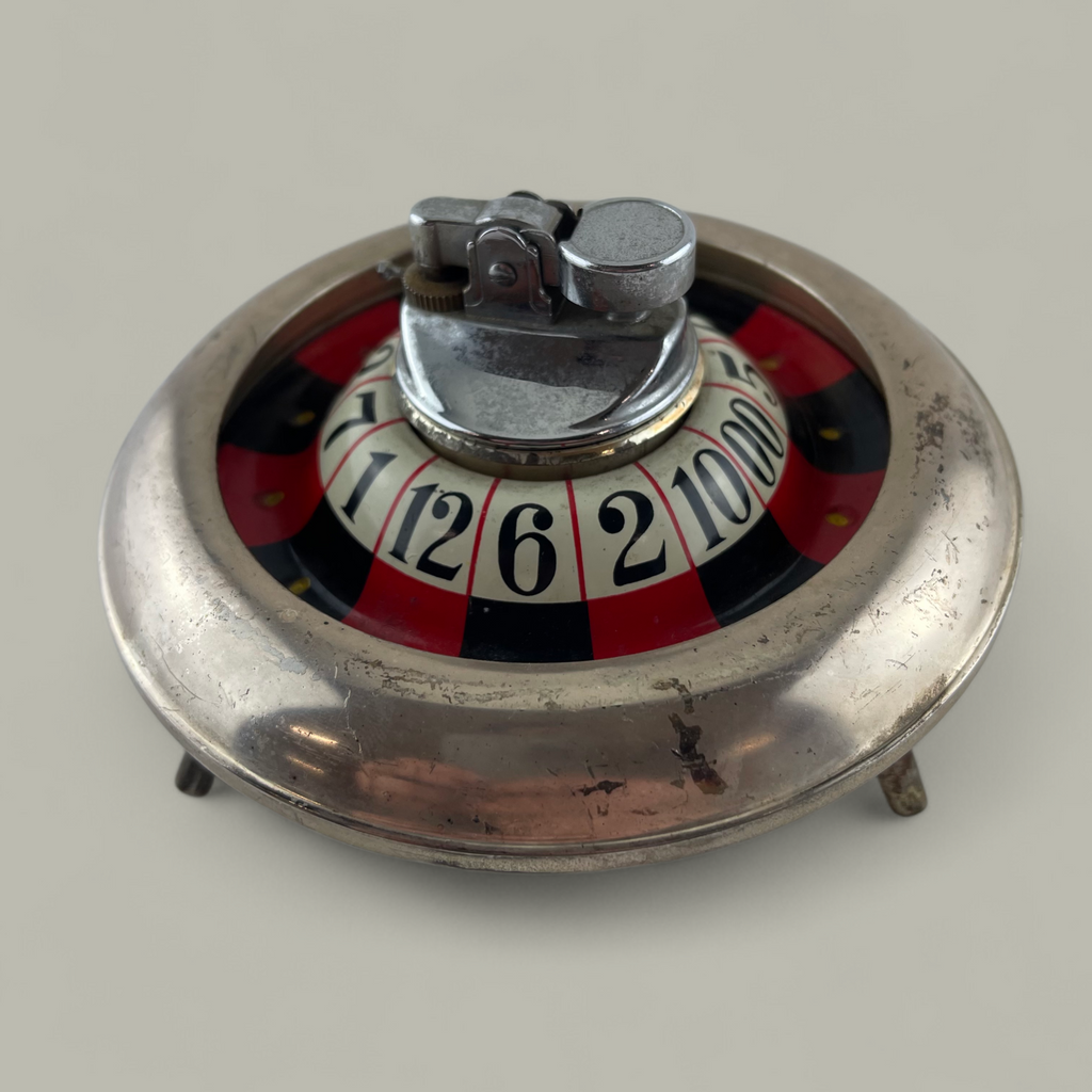 Vintage Roulette-Tischfeuerzeug der Marke Monte Carlo