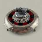 Vintage Roulette-Tischfeuerzeug der Marke Monte Carlo