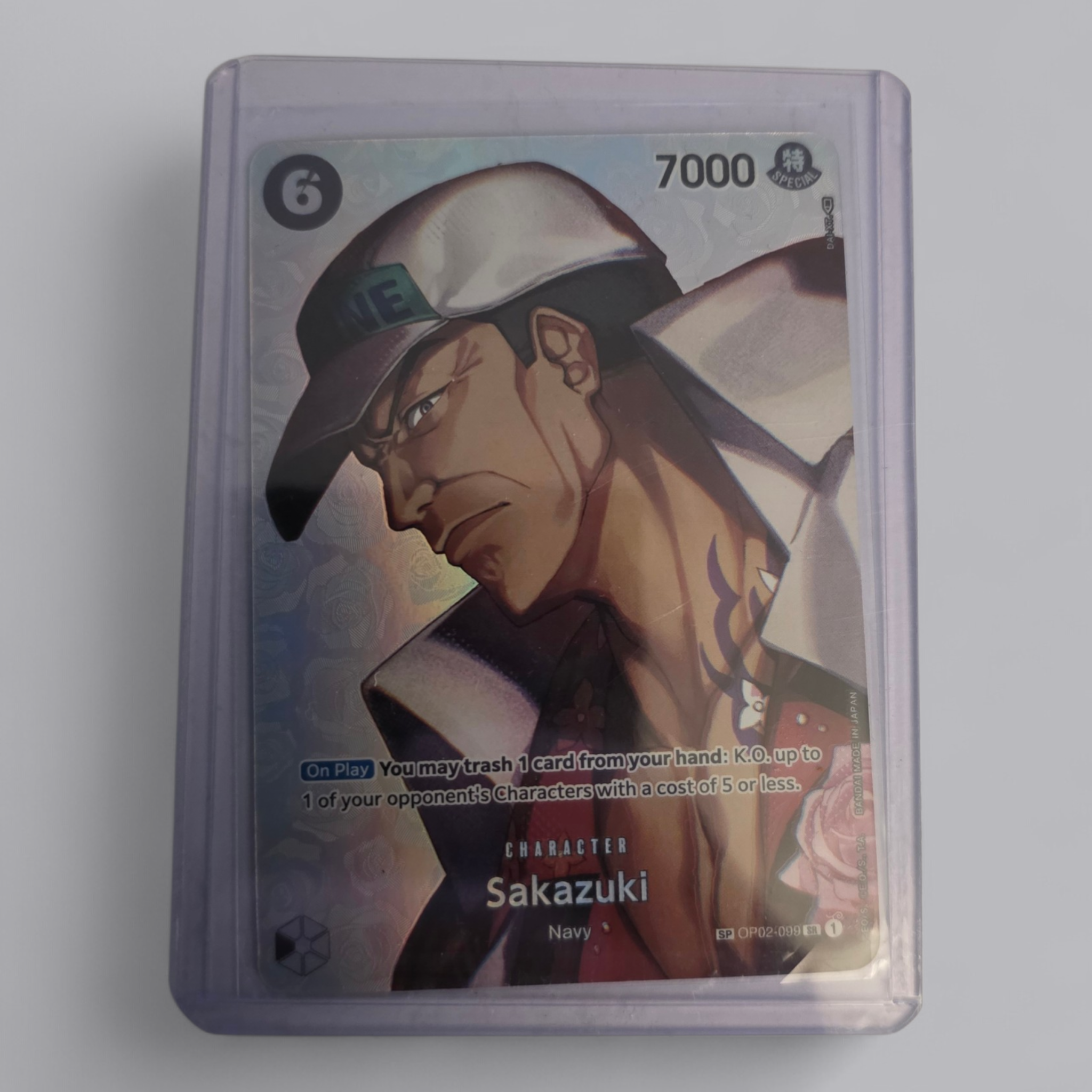 One Piece Card Game Sakazuki Special Rare OP02-099 SP