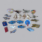 Exklusives Aviatik & Swissair Pin-Set – 22-teilig