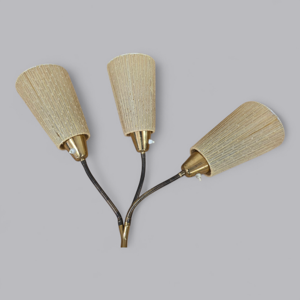Vintage Stehlampe mit Messinggestell – Klassisches Design