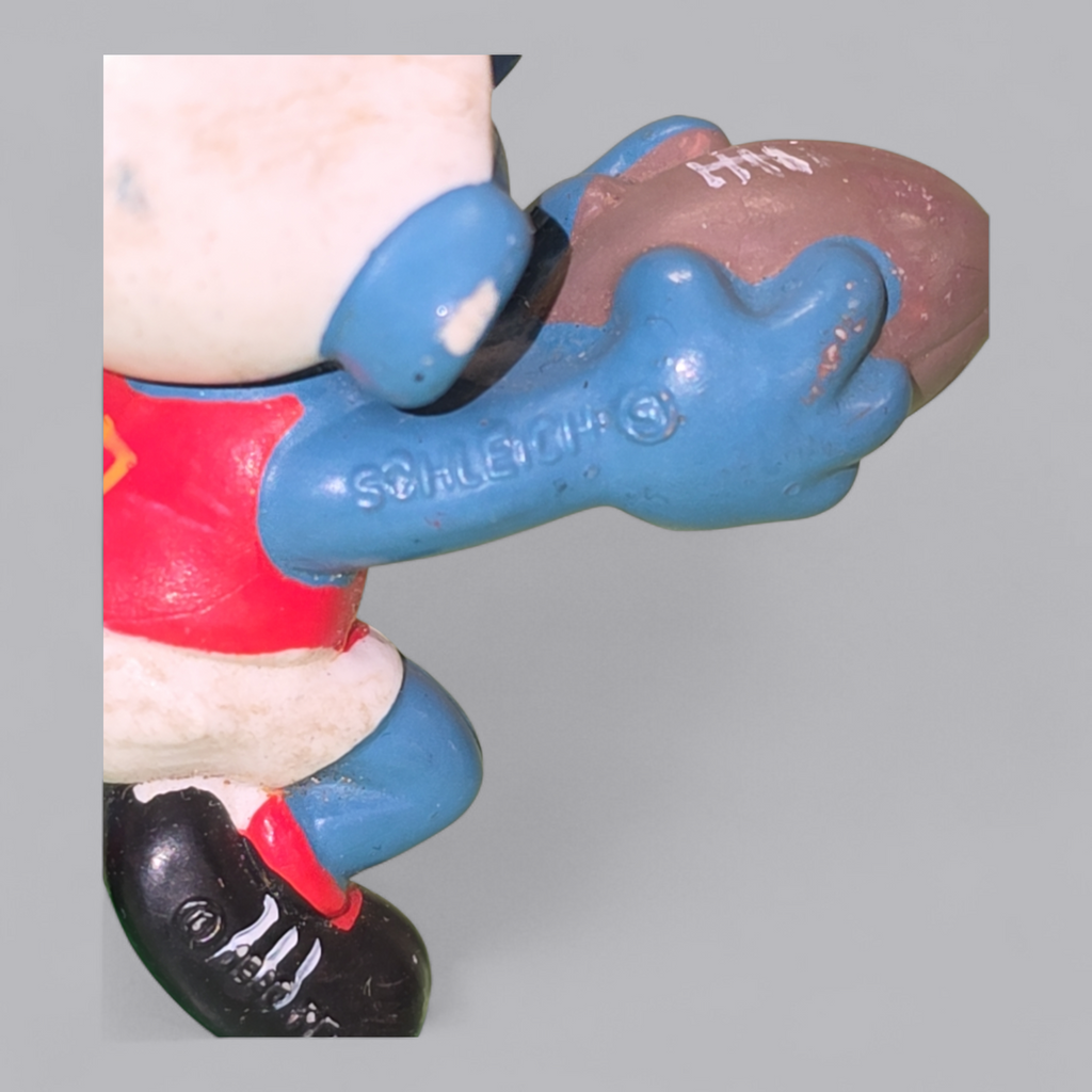 Schlumpf Rugby-Spieler – Vintage Sammlerfigur
