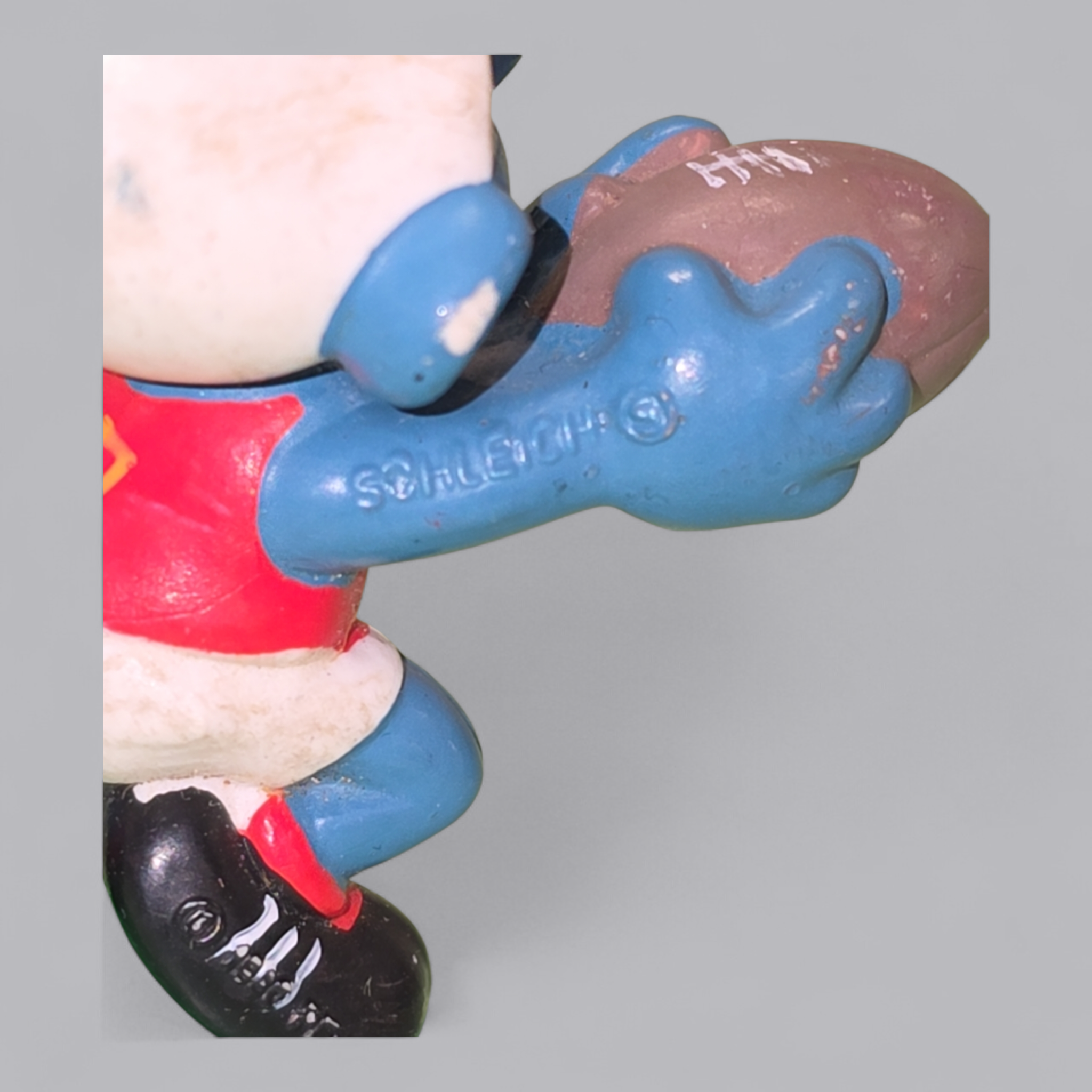 Schlumpf Rugby-Spieler – Vintage Sammlerfigur