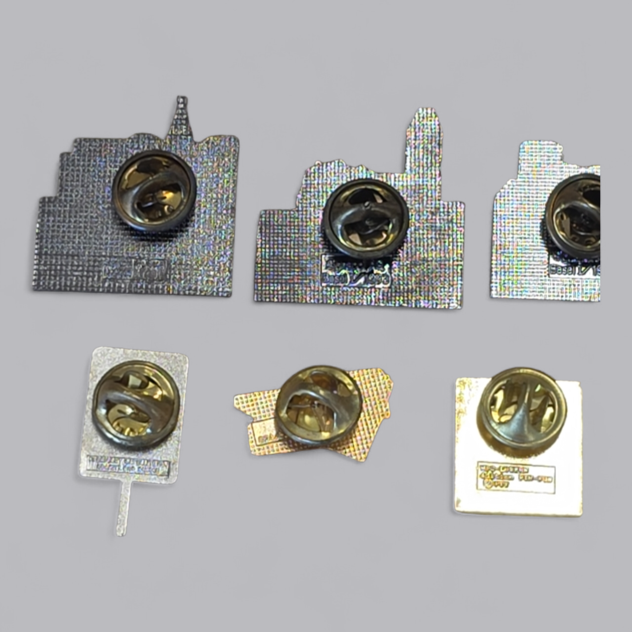 Sammlung PTT & Post Pins 9-teilig