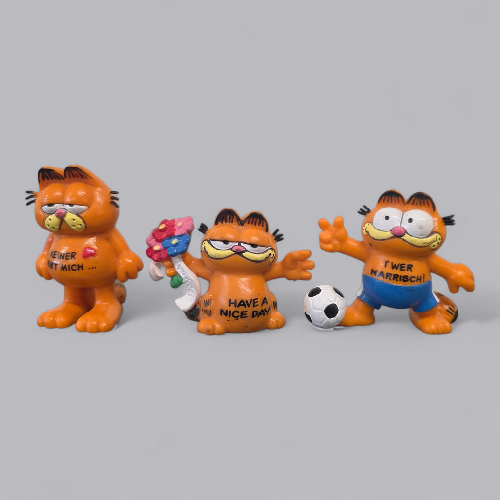 Bully Garfield Figuren 3er-Set – Nostalgische Sammlerstücke