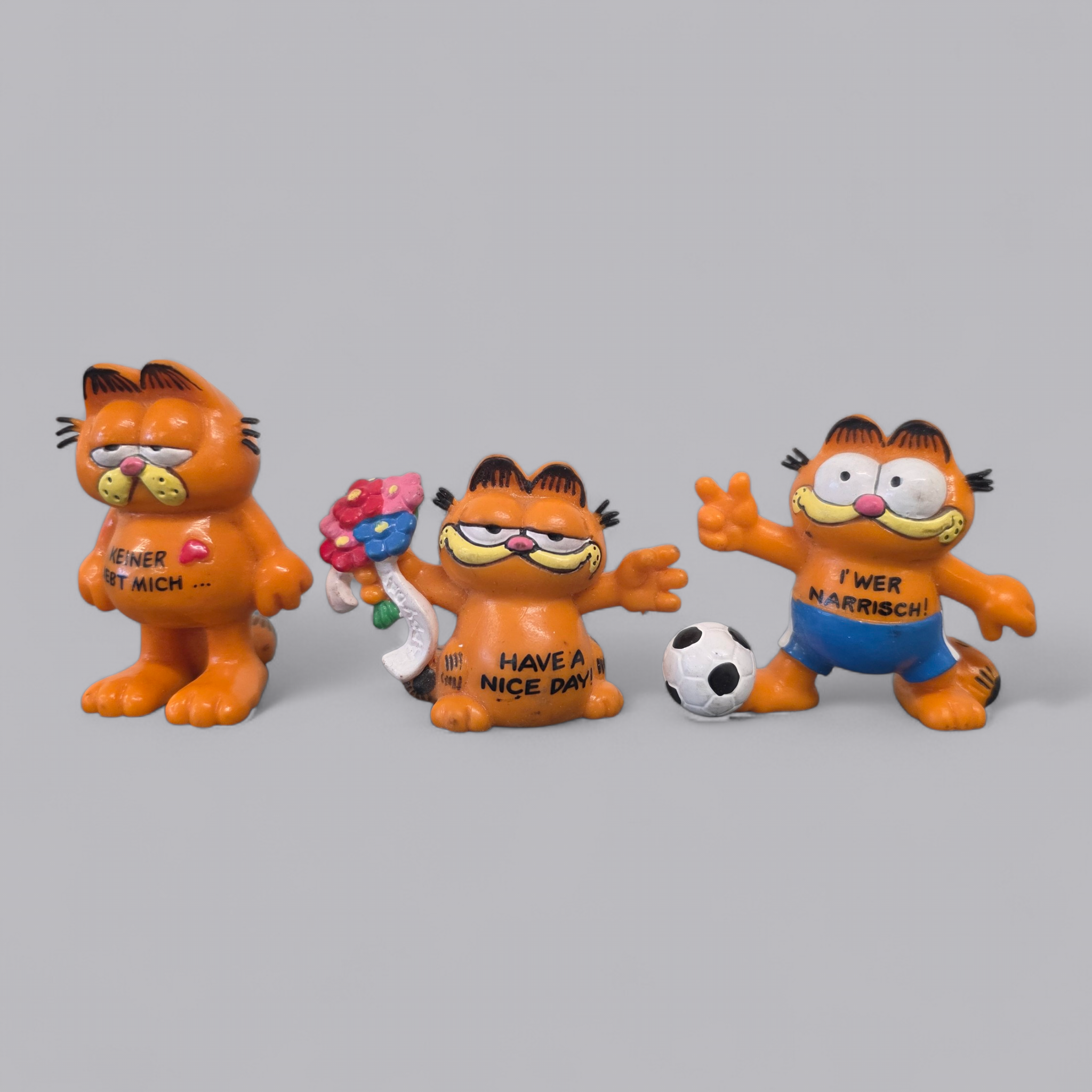 Bully Garfield Figuren 3er-Set – Nostalgische Sammlerstücke