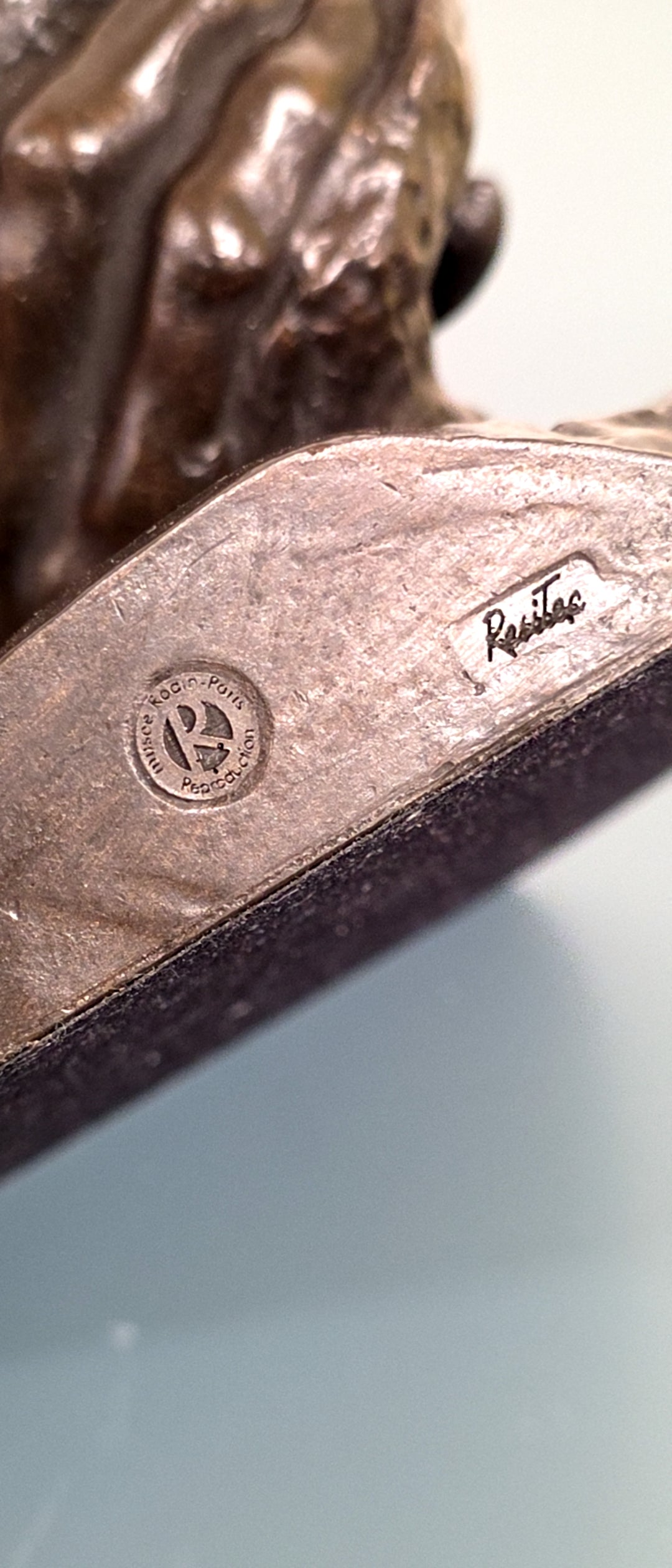 Ausdrucksvolle Bronze Replika im Rodin Stil
