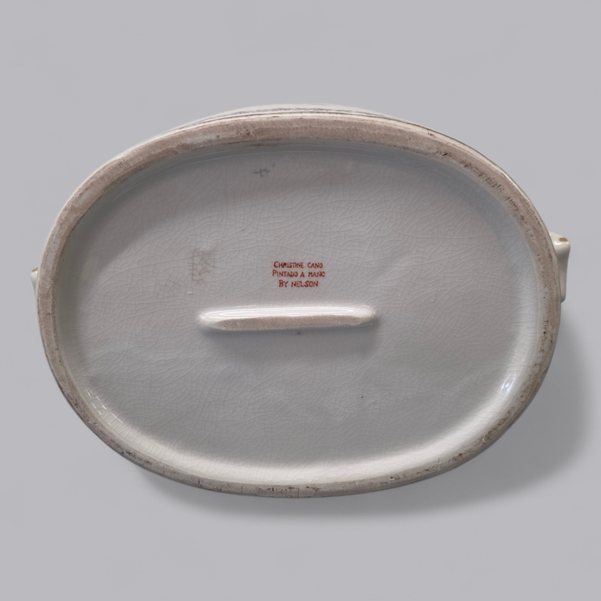 Design Jardiniere Cristine Cano handbemalt by Nelson