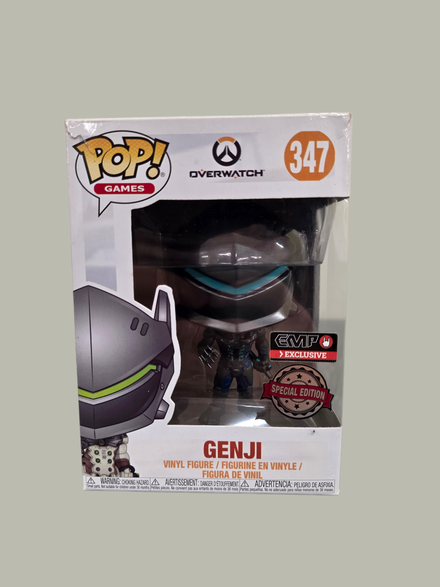 Genji Funko Pop#347 Overwatch EMP Exclusive Special Edition