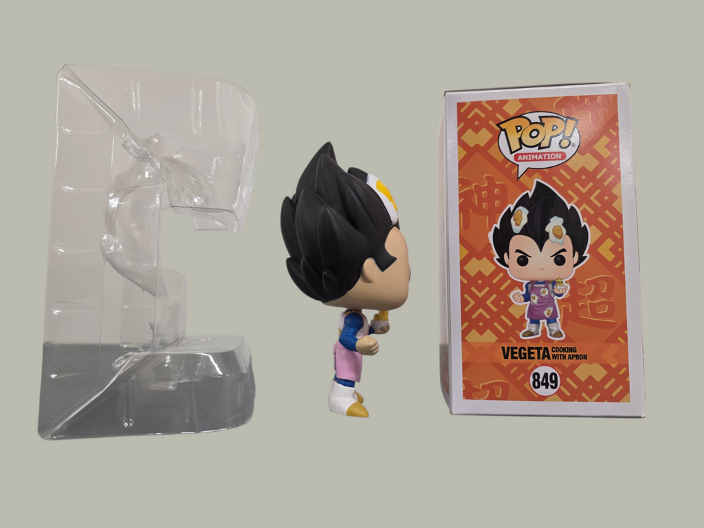 Funko Pop! – Vegeta Cooking with Apron (Dragon Ball Super #849) – Hot Topic Exclusive