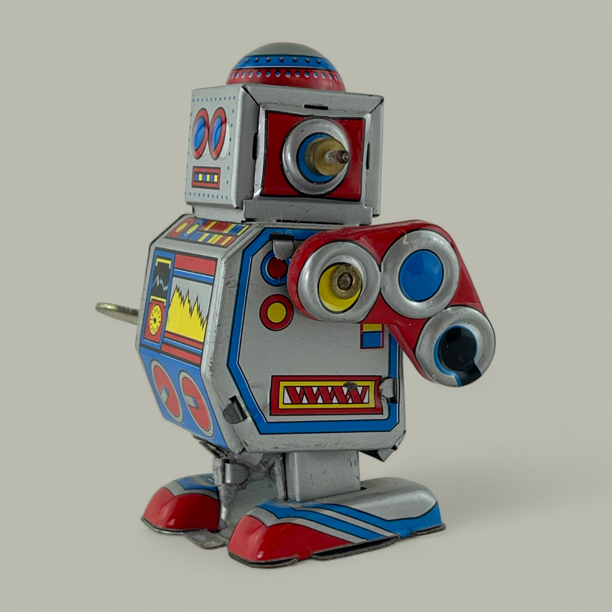 Nostalgischer Blechroboter für Sammler