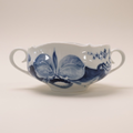 Meissen Porzellan Suppentasse Blaue Orchidee – Handbemalte Eleganz