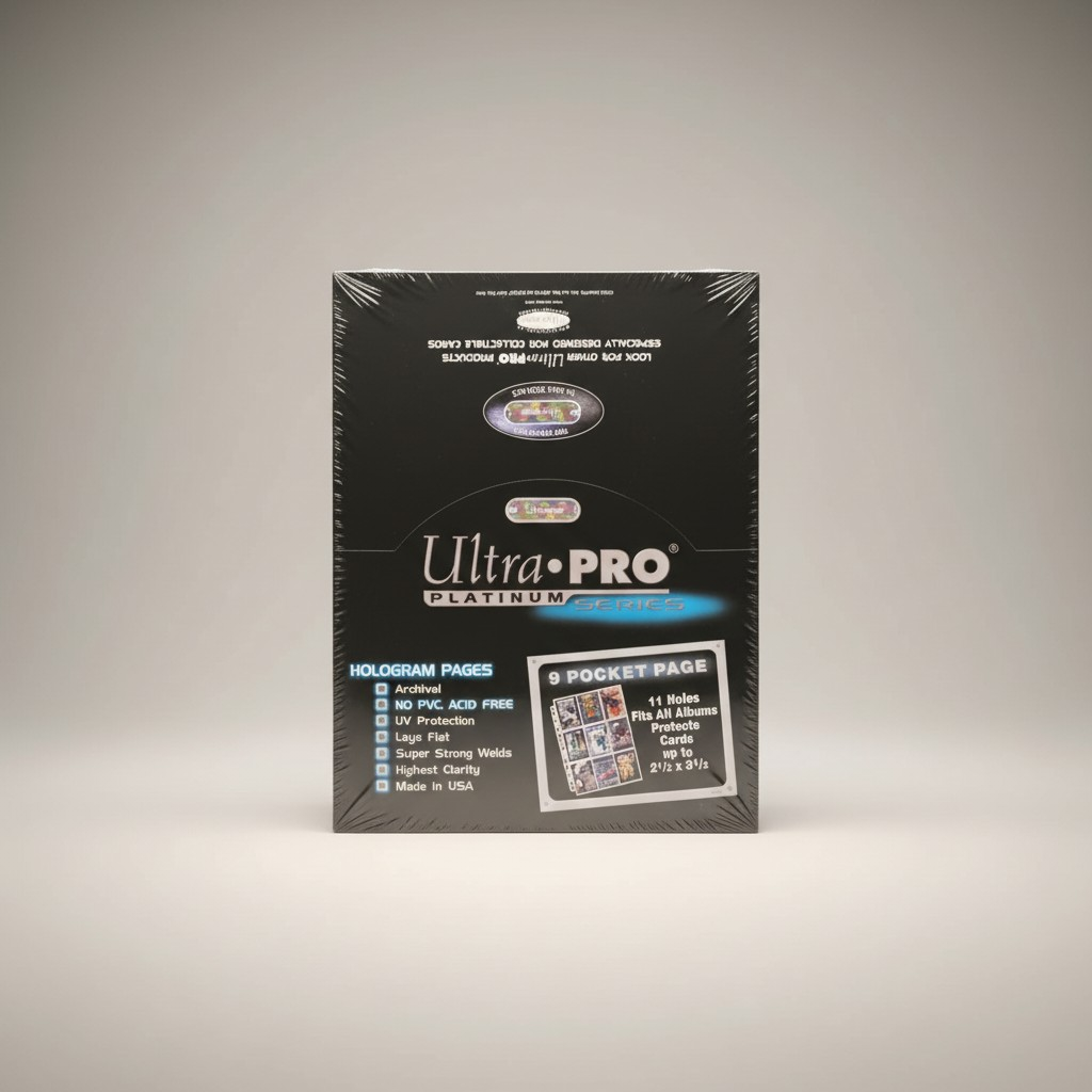 Ultra-PRO Platinum Card Sleeves 9 Pocket Page (100er Pack OVP)