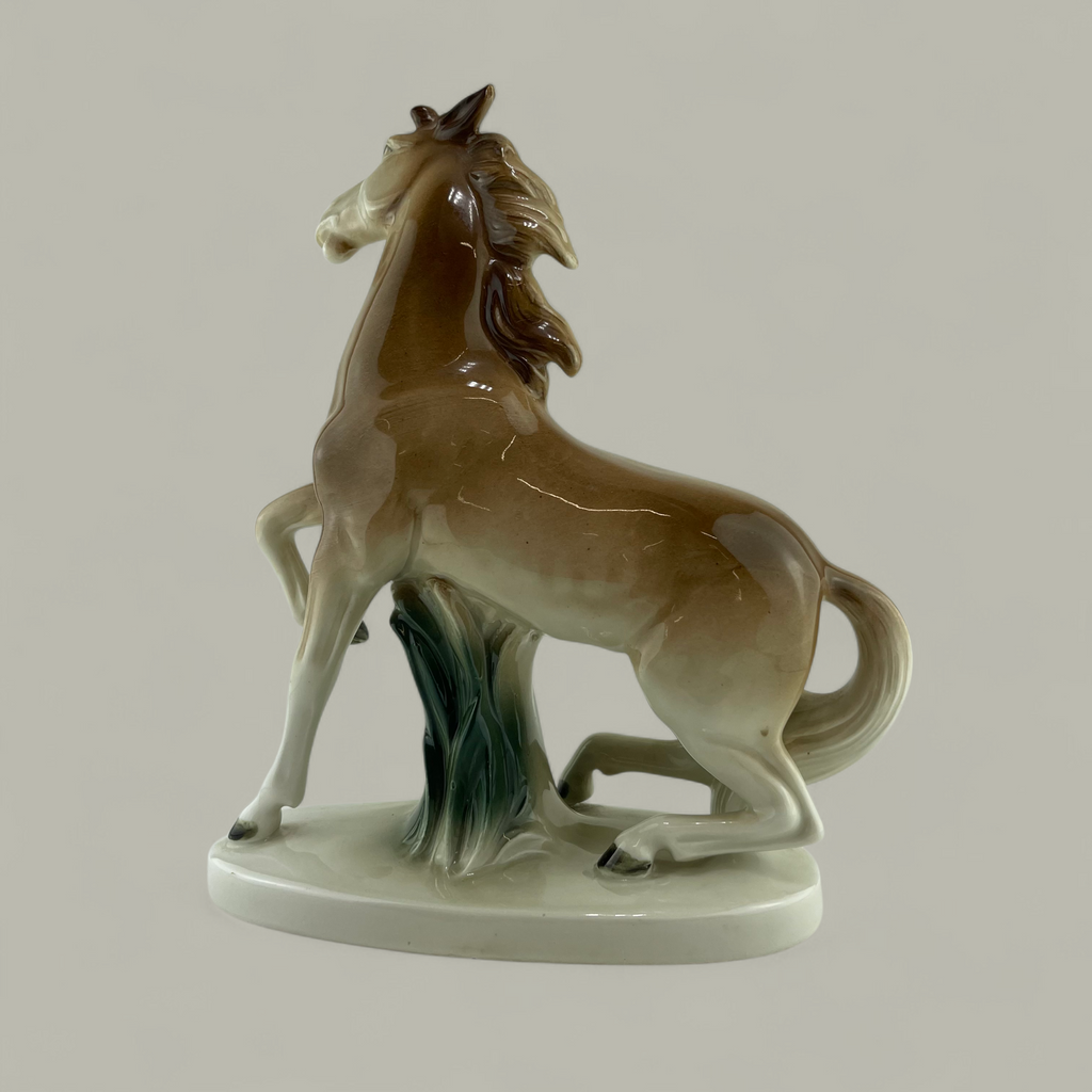 Porzellanfigur Steigendes Pferd – Gräfenthal Thüringen