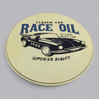 Cooler Retro-Look: Der Race Oil Beistelltisch