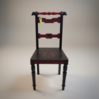 Düsteres Design: Upcycling-Stuhl im "Dia de los Muertos" Look
