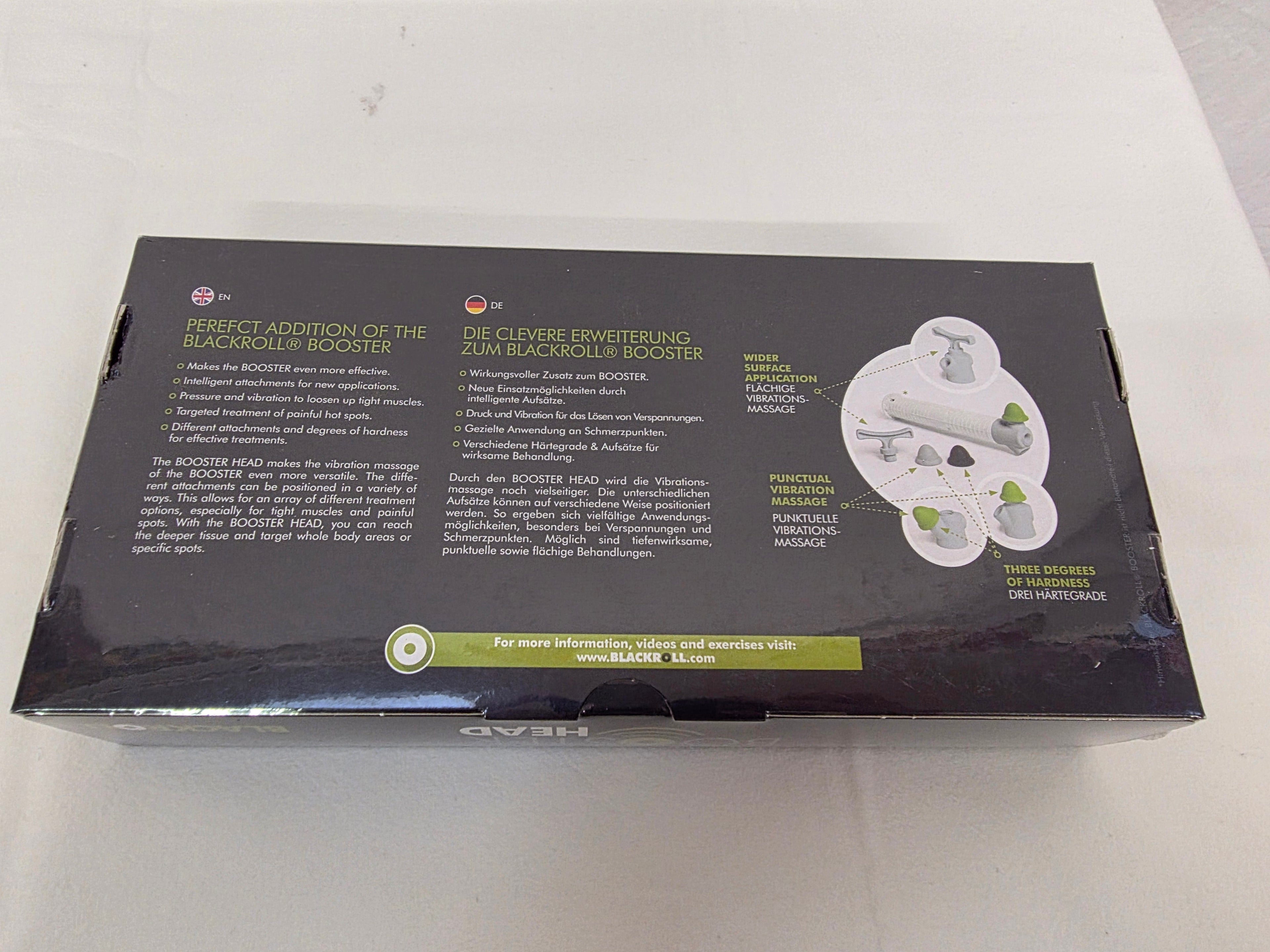 Blackroll Booster Head – Vibrationsaufsatz für punktgenaue Muskelmassage (OVP)