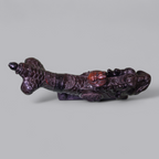 Chinesische Drachenfisch-Skulptur mit Standfuss – Exotisches Sammlerstück