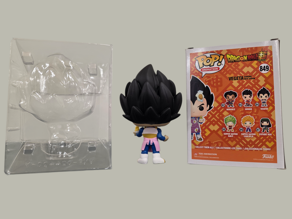 Funko Pop! – Vegeta Cooking with Apron (Dragon Ball Super #849) – Hot Topic Exclusive