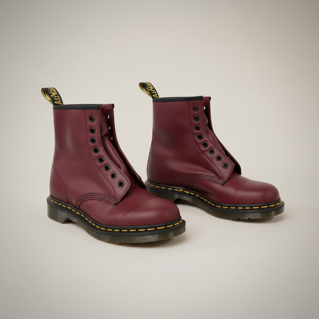 Kultige Dr. Martens Stiefel 1460 in klassischem Bordeaux